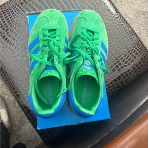 Adidas Green and Blue Athletic Shoes